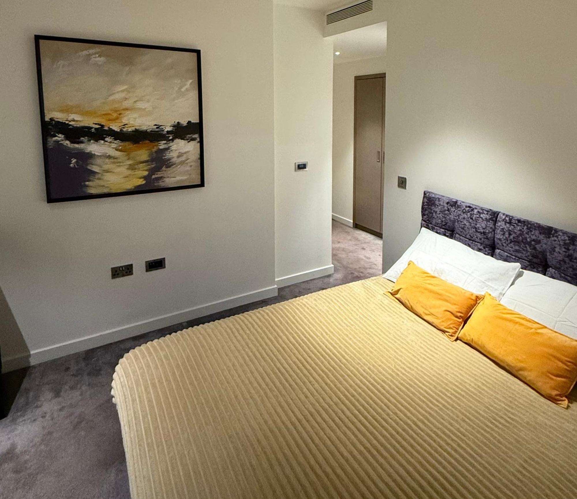 Luxury Modern 2 Bed Flat With Balcony And City View - Canary Wharf City Center Londres Extérieur photo